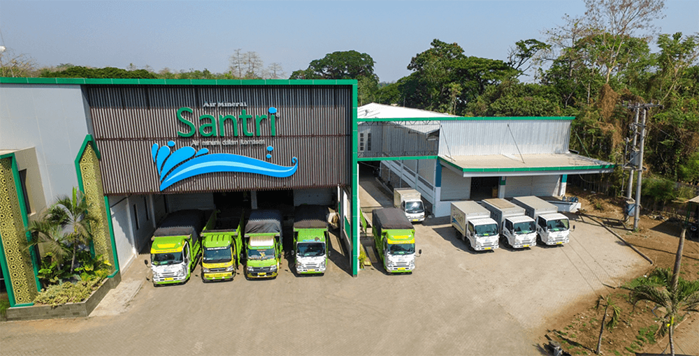 Pabrik Air Mineral Santri — Umbulan, Winongan, Pasuruan